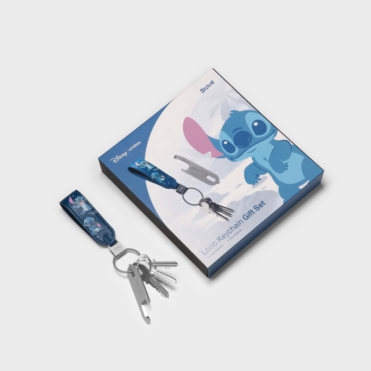 Orbitkey Disney | Orbitkey Stitch Loop Keychain + Multi-tool v2 Kit
