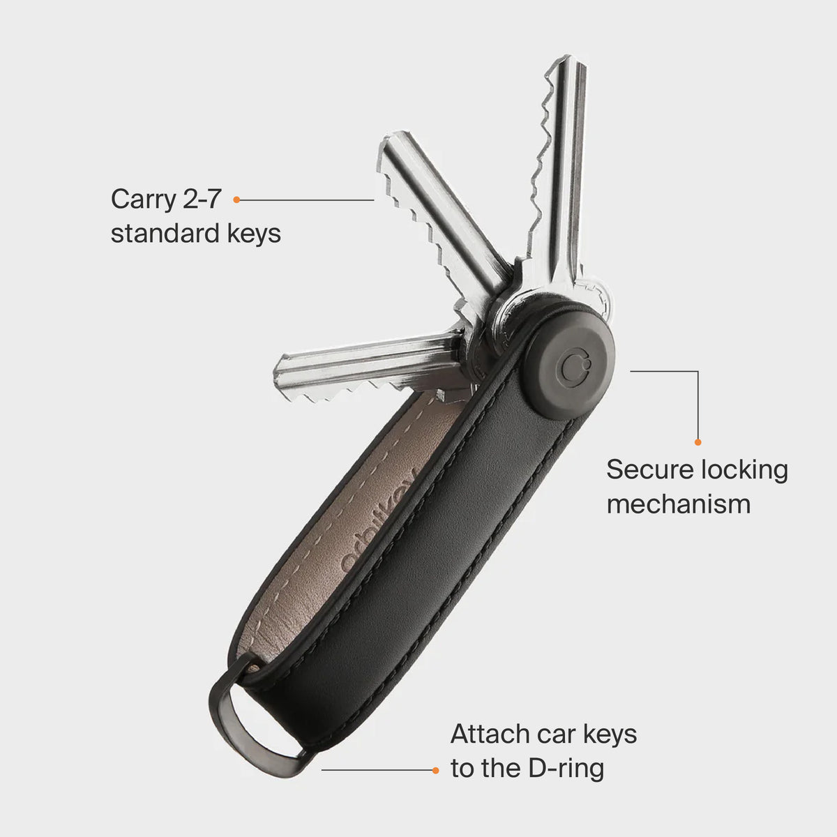 Orbitkey Key Organizer Leather