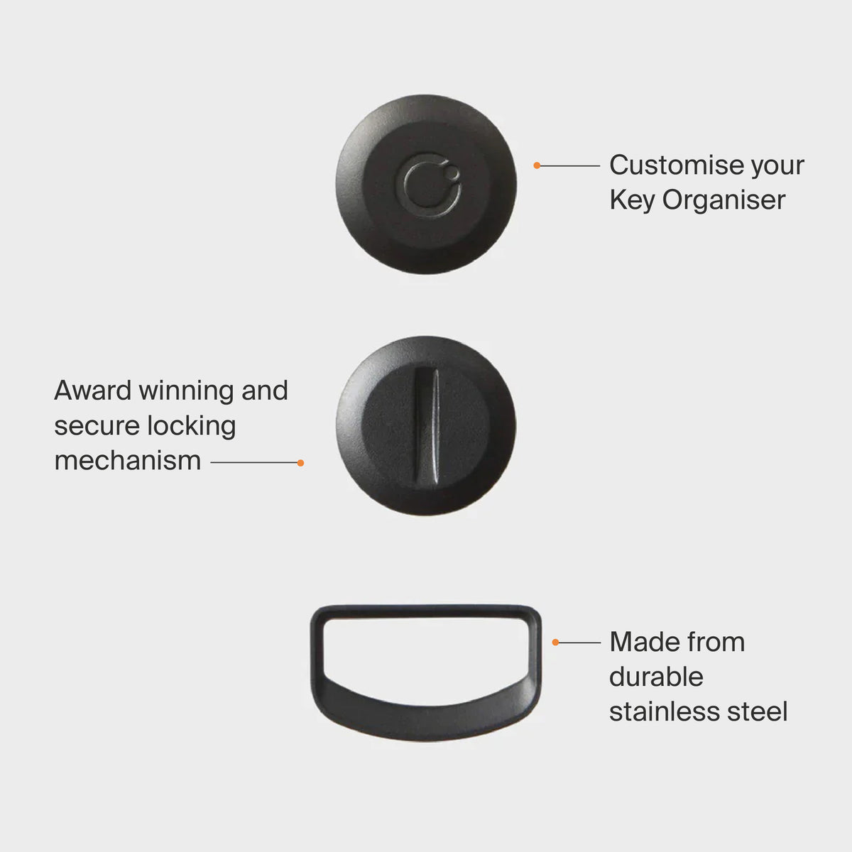 Orbitkey Locking Mechanism