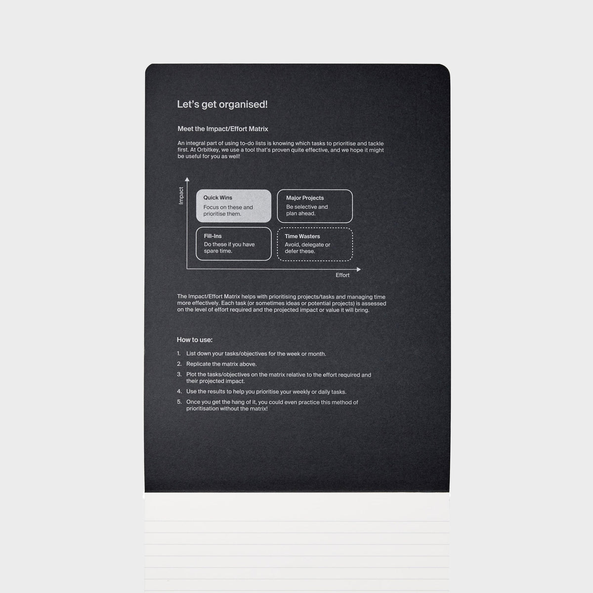 Orbitkey Notepad A4 - 3 Pack