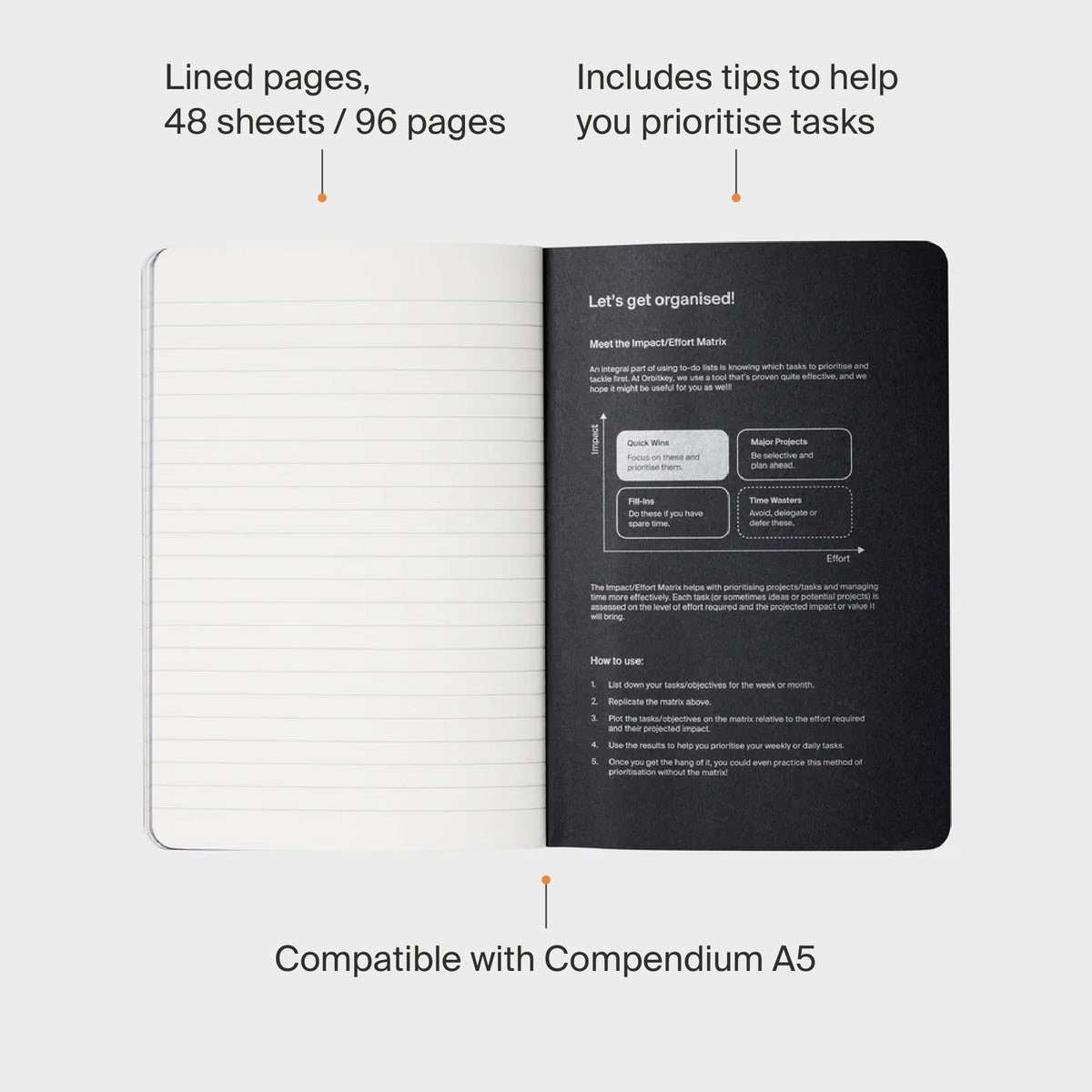 Orbitkey Notebook A5 - 3 Pack