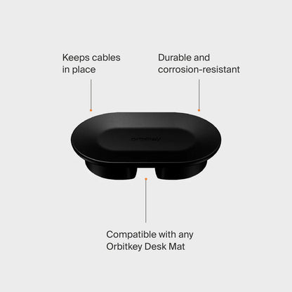 Orbitkey Magnetic Cable Holder - Black