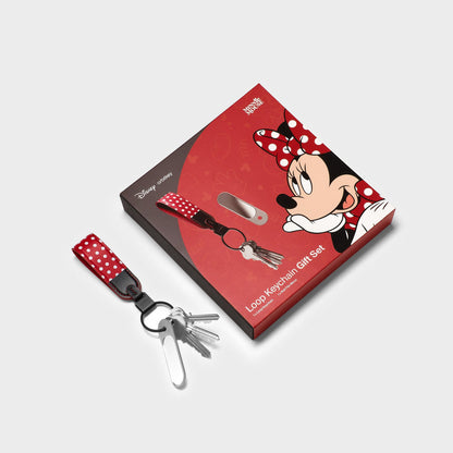 Orbitkey Disney | Orbitkey Minnie Mouse Loop Keychain + Nail File & Mirror Kit
