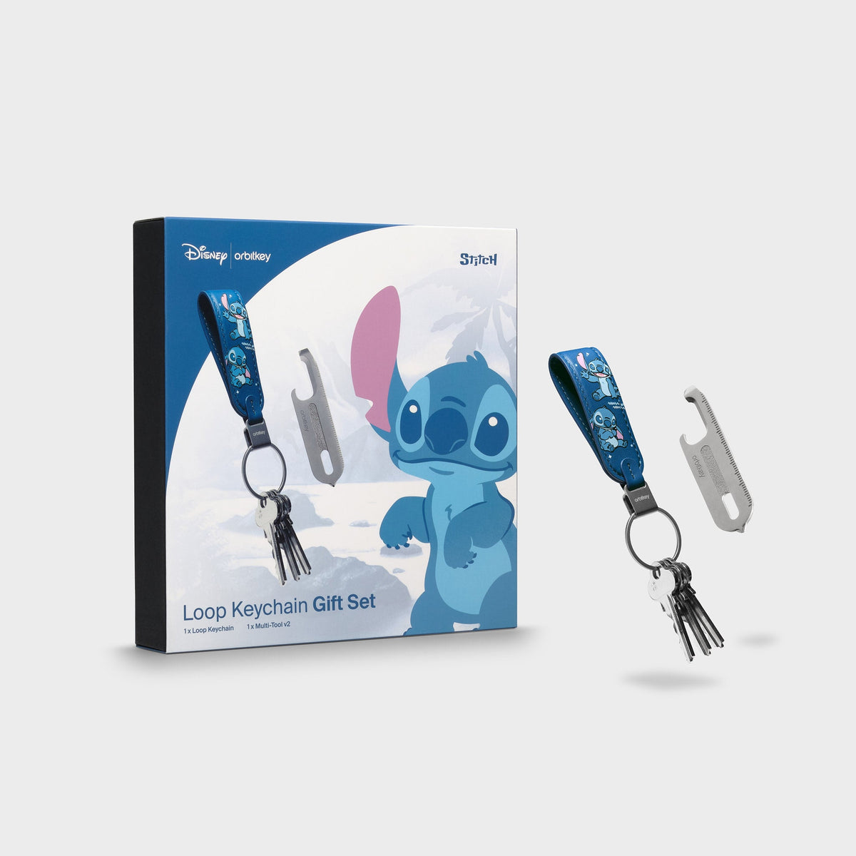 Orbitkey Disney | Orbitkey Stitch Loop Keychain + Multi-tool v2 Kit