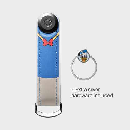 Orbitkey Disney | Orbitkey Donald Duck Hybrid Leather Key Organizer + Ring v2 Kit