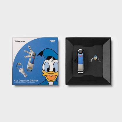 Orbitkey Disney | Orbitkey Donald Duck Hybrid Leather Key Organizer + Ring v2 Kit