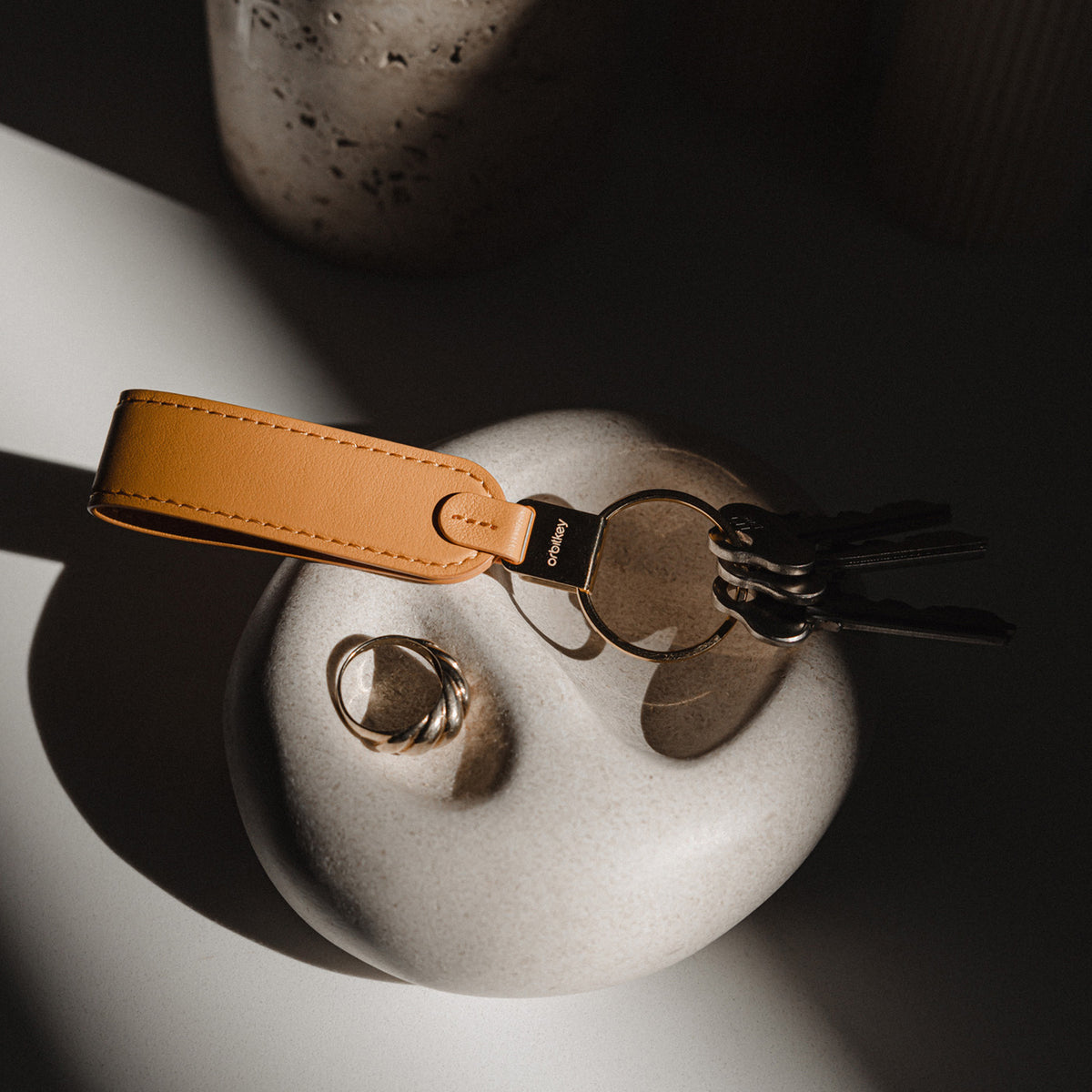 Orbitkey Loop Keychain - Orange