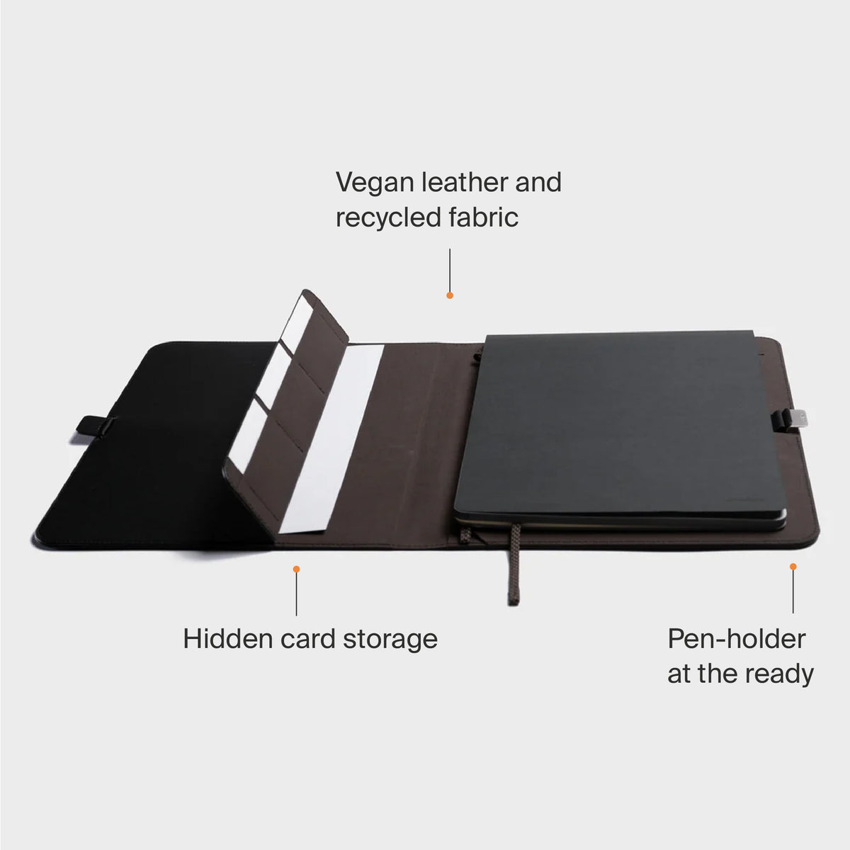 Orbitkey Compendium (Leather Free) - Terracotta