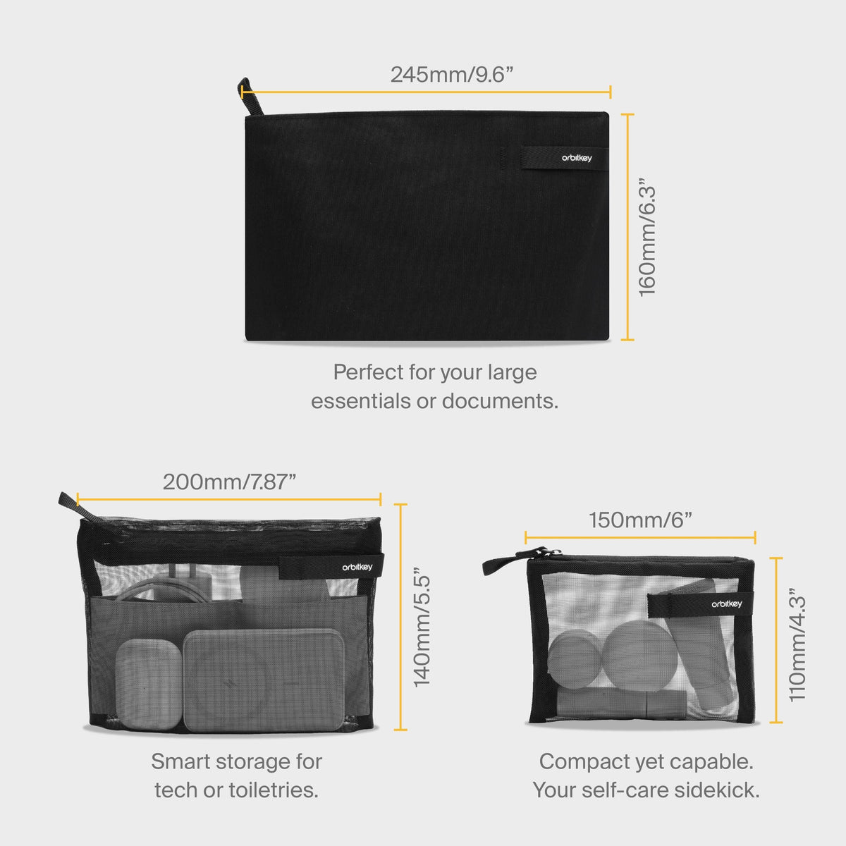 Orbitkey Disney | Orbitkey Essentials Pouch Trio